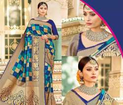 Soft Lichi Silk Banarasi Saree