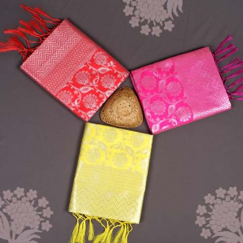 Unique Style Soft Lichi Art Silk Saree