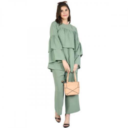 Designer Regular Fit Top with Pant set 