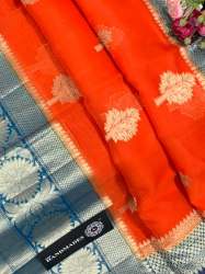 LATEST BANARASI COTTON SILK SAREE