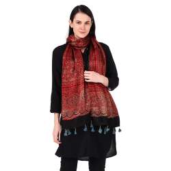 Ajrakh Block Printed Stole 