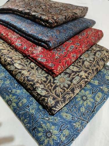 Ajrakh Mashru Silk Fabric