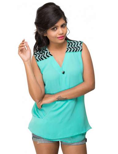 RND Trading Sleeveless Georgette Top 