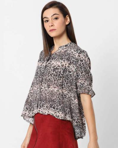 Daily wear Chiffon Printed Top  by Shrungar Collection