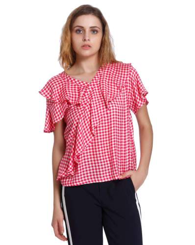 Latest Ruffle Design Top  by Shrungar Collection