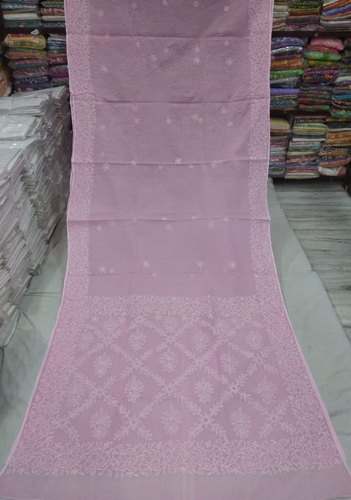 kota doria cotton saree by Lucknow Chikan Factory