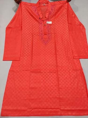 Mens Fancy Chikan Kurta by Lucknow Chikan Factory