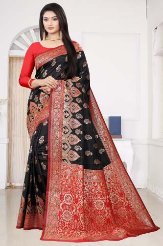 Lichi silk saree with Rich pallu