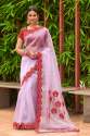 Organza saree  thumb 1