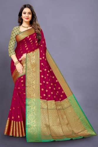 soft lichi silk saree 