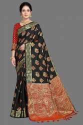 Soft Silk saree with Tussel