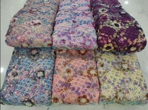 Designer Imported Sequence Fabric by BDS Fashion Fabrics