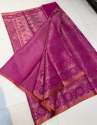 Banarasi Copper Zari Katan Softy Silk Saree thumb 2