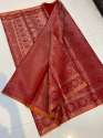Banarasi Copper Zari Katan Softy Silk Saree thumb 3