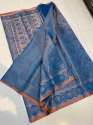 Banarasi Copper Zari Katan Softy Silk Saree thumb 4