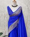 Banarasi Dybel Warm Very Soft Silk Saree All over body zari booti weaving ! Soft Zari & Soft fabric thumb 15