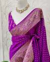 Banarasi Dybel Warm Very Soft Silk Saree All over body zari booti weaving ! Soft Zari & Soft fabric thumb 5