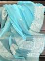  Banarasi Handloom Pure Chiffon Soft Silk Saree thumb 4