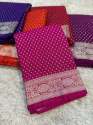 Banarasi Khaddi  Katan Georgette beautiful Soft Silk Saree  thumb 1