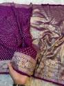 Banarasi Khaddi  Katan Georgette beautiful Soft Silk Saree  thumb 13