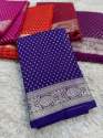 Banarasi Khaddi  Katan Georgette beautiful Soft Silk Saree  thumb 5