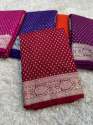 Banarasi Khaddi  Katan Georgette beautiful Soft Silk Saree  thumb 8