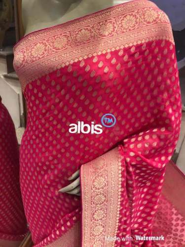 Banarasi Semi Georgette Very Soft Silk Saree 