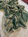 Banarasi Tissue lace Work Soft Silk Saree thumb 1