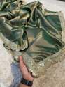 Banarasi Tissue lace Work Soft Silk Saree thumb 4