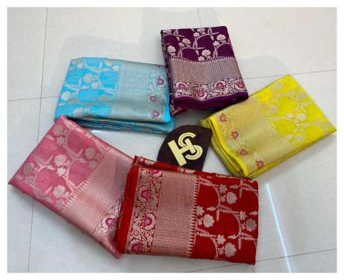 Banarasi Warm katan Dybel Soft Silk Saree