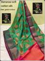 Banarsi Gola Boota Monika Cotton Silk Saree  thumb 12