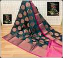 Banarsi Gola Boota Monika Cotton Silk Saree  thumb 2