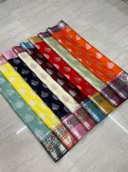 Beautiful all over boota Weaving Banarasi saree
