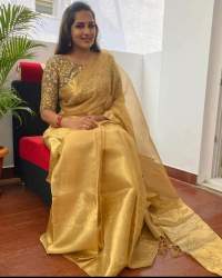 Fancy Banarasi Tissue Silk Saree 