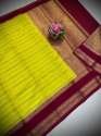 Handloom Banarasi khaddi Katan Georgette Silk Saree thumb 7