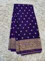 Handloom Banarasi Mashru Khaddi Katan Silk Saree thumb 4