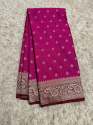 Handloom Banarasi Mashru Khaddi Katan Silk Saree thumb 5