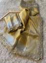 Kanjivaram bridal katan Tissue Silk Saree thumb 4