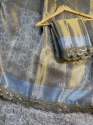 Kanjivaram bridal katan Tissue Silk Saree thumb 5