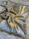 Kanjivaram bridal katan Tissue Silk Saree thumb 6