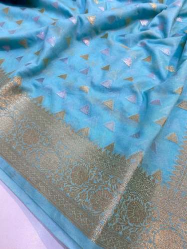 New launched Banarasi Katan khaddi Georgette Soft Silk Saree by huzaifa silk sarees