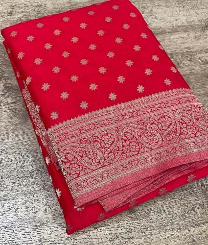 Softy Banarasi Warm Dybel Soft Silk Saree