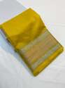 Stunning Banarasi Kora Organza Soft Silk Saree thumb 18