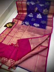 Warm katan dybel soft silk saree with Tassle