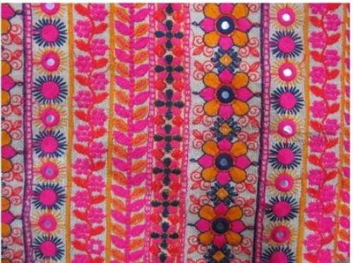 Fancy Embroidery Fabric by Sukh Sagar Silk Sarees