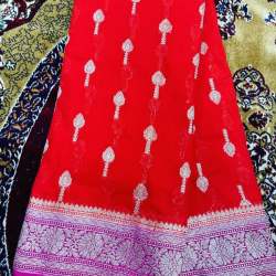 Designer Butta work Katan Silk Saree