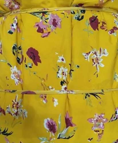 Poly Crepe Printed Fabric by Ashish Fabrics