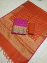 Elegant Banarasi Silk Dress Material 
