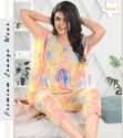 Premium Women Kaftan Tie Dye Kepri Night Suit Set thumb 1