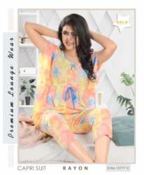 Premium Women Tie Die Night Wear